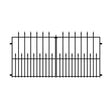 Nuvo Iron TEDGQF1 Tiger Eye Double Gate, 29 in W Gate, 34 in H Gate, Metal Frame, Black