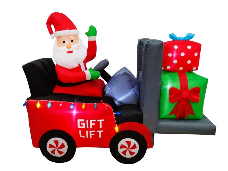 Santas Forest 90138 Christmas Inflatable, 6-1/2 ft H