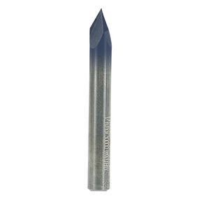 Freud 20-150 V-Grooving Bit, 1/4 in Dia Cutter, 7/32 in L Cutting, 2 in OAL, 1/4 in Dia Shank, 2-Cutter, Carbide