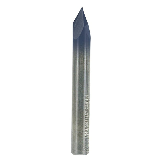 Freud 20-150 V-Grooving Bit, 1/4 in Dia Cutter, 7/32 in L Cutting, 2 in OAL, 1/4 in Dia Shank, 2-Cutter, Carbide