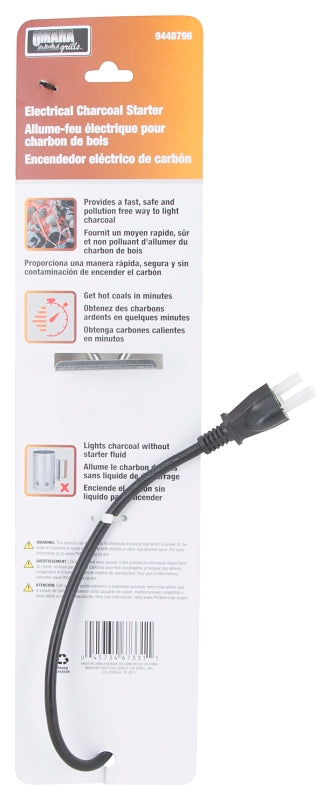 Omaha CS600 Electrical Charcoal Starter, Stainless Steel