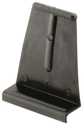 Make-2-Fit PL 14621 Spline Channel Pull Tab, 15/16 in W x 1/4 in D x 1-5/32 in H Dimensions, Plastic, Black, Raw