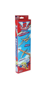 Guillow's Super Hero Glider Plane Natural 2 pc, Pack of 12