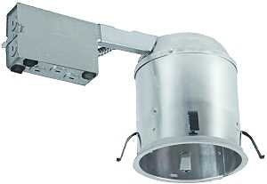 Halo 11888778 Light Housing, 13.25 in L x 6.88 in W x 7 in H Dimensions, Remodel Construction, 6 in Dia Recessed Can