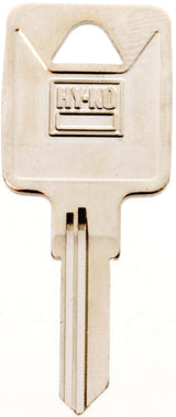 Hy-Ko 11010TM1 Key Blank, Brass, Nickel, For: Trimark Cabinet, House Locks and Padlocks, TM1 Key Number, Pack of 10