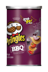 Pringles BBQ Potato Chips 2.5 oz Boxed, Pack of 12