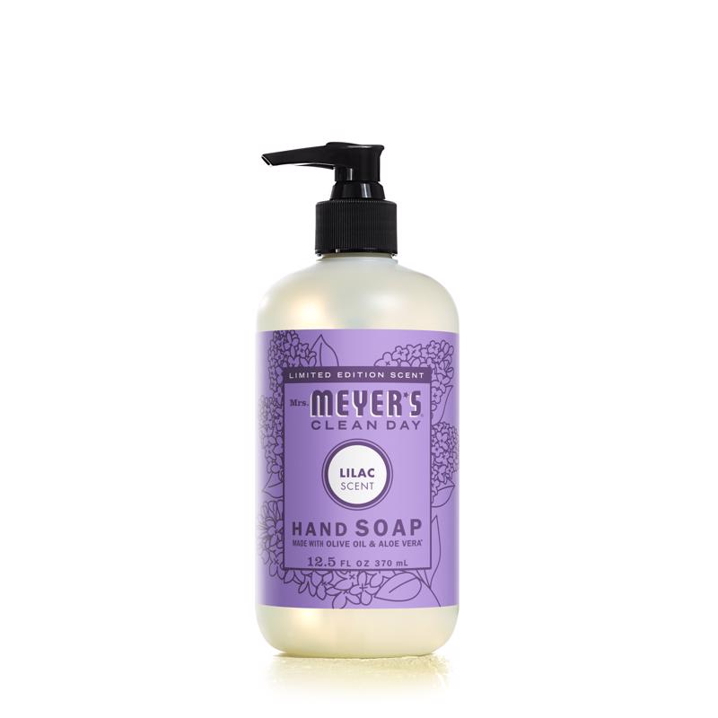 Mrs. Meyer's Clean Day Organic Lilac Scent Liquid Hand Soap 12.5 oz, Pack of 6