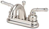 Boston Harbor JY-4233BN Lavatory Faucet, 1.5 gpm, 2-Handle, Brass, Nickel Plated, Lever Handle
