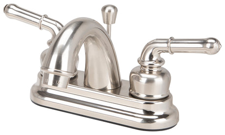 Boston Harbor JY-4233BN Lavatory Faucet, 1.5 gpm, 2-Handle, Brass, Nickel Plated, Lever Handle