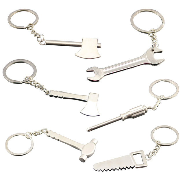Home Plus Metal Silver Key Ring, Pack of 48