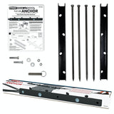 Playstar PS 5010 Ninja Play Line Anchor, Metal, Black