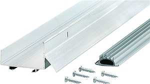 M-D 06155 Door Bottom with Drip Cap, 36 in L, 2.4 in W, 1-5/8 in H, Aluminum