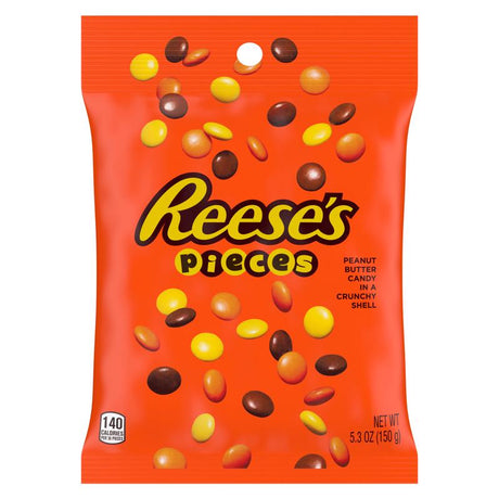 Reese's Pieces Peanut Butter Candy 5.3 oz, Pack of 12