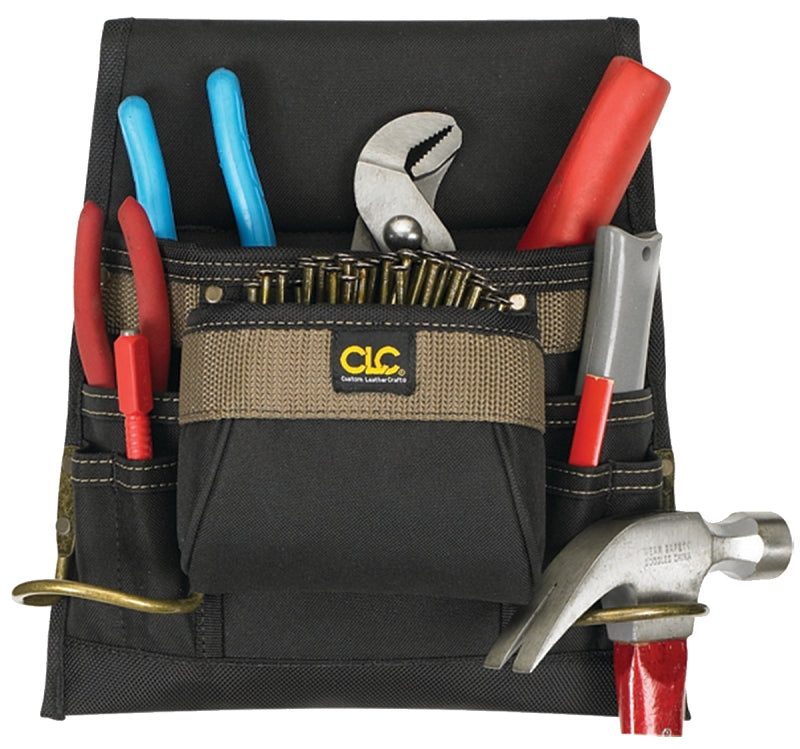 CLC Tool Works Series 1823 Nail and Tool Bag, 8-Pocket, Polyester