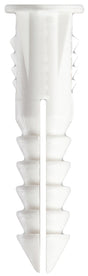 Cobra Anchors 187S Screw Anchor, #6-8 Thread, 1 in L, Polyethylene, 100 lb, 10/PK