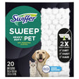 Swiffer 79891 Multi-Surface Pet Dry Heavy-Duty Cloth Refill, Fiber, White