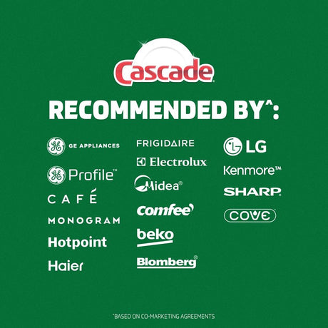 Cascade Complete ActionPacs 80857473 Dishwasher Detergent, 7.4 oz Bag, Solid, Fresh