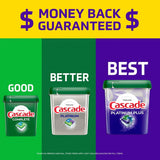 Cascade Complete ActionPacs 80857473 Dishwasher Detergent, 7.4 oz Bag, Solid, Fresh