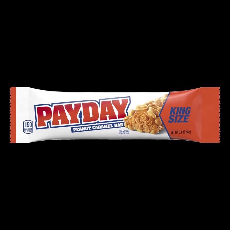PayDay Peanut and Caramel Candy Bar 3.4 oz, Pack of 18
