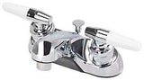 Boston Harbor JY-4212PLQ Lavatory Faucet, 1.5 gpm, 2-Handle, Chrome Plated, Lever Handle