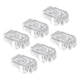 Prime-Line U9002 Mirror Clip, For: 1/8 in Thick Glass, Acrylic, Clear, 6/PK, Pack of 6