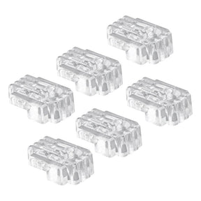 Prime-Line U9002 Mirror Clip, For: 1/8 in Thick Glass, Acrylic, Clear, 6/PK, Pack of 6