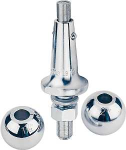 Reese Towpower 74308 Hitch Ball, 1-7/8 in Dia Ball, 1 in Dia Shank, 8000 lb Gross Towing, Steel