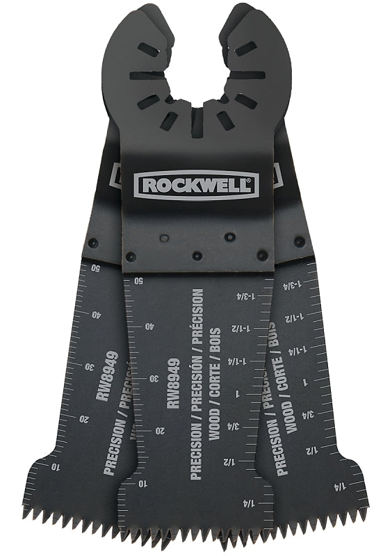 Rockwell RW8967.3 Oscillating Saw Blade, 1-3/8 in W, Bi-Metal