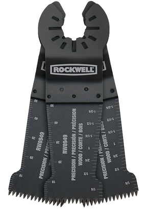 Rockwell RW8967.3 Oscillating Saw Blade, 1-3/8 in W, Bi-Metal