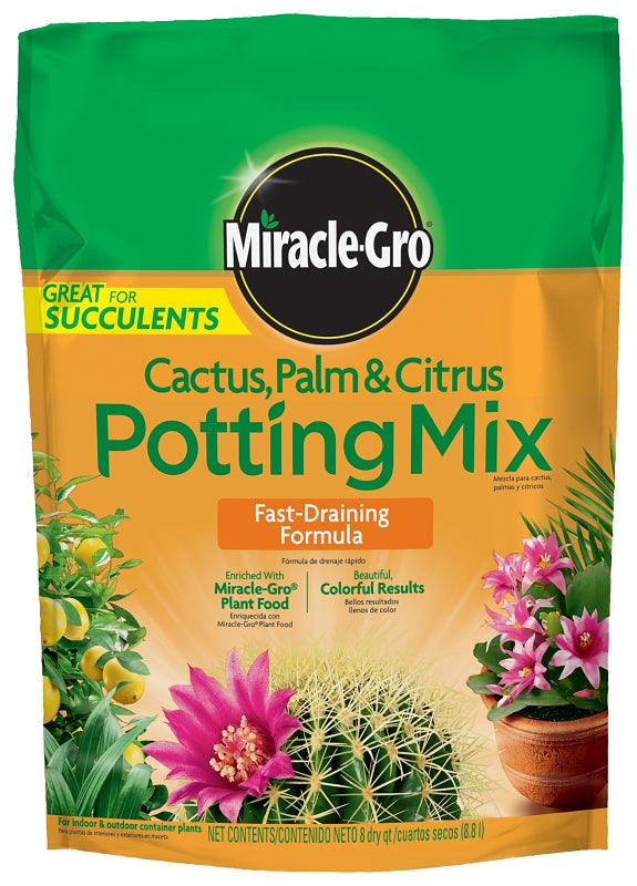 Miracle-Gro 72078430 Potting Mix, Bag, Pack of 6