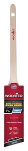 Wooster 5234-1-1/2 Paint Brush, Gold Bristle/White, Beech Hardwood Handle, 1-1/2 in W, 2-3/16 in L Bristle, Sash Handle