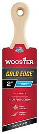 Wooster 5235-2 Paint Brush, Gold Bristle/White, Beech Hardwood Handle, 2-11/16 in L Bristle