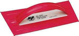 QLT 6261 Trowel, 1/8 in W x 3/32 in D Notch, 9-1/2 in L, 4-1/4 in W, V Notch, Comfort-Grip Handle