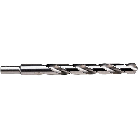Irwin 73828 Jobber Drill Bit, 7/16 in Dia, 5-1/2 in OAL, Spiral Flute, 2-Flute, 7/16 in Dia Shank, Reduced Shank
