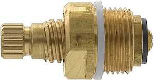 Danco 15918B Faucet Stem, Brass, Brass, 1-11/16 in L, For: Streamway Two Handle Bath Faucets