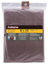 ProSource T0810BB90-BRN Tarpaulin, 10 ft L, 8 ft W, 5 mil Thick, Polyethylene, Brown