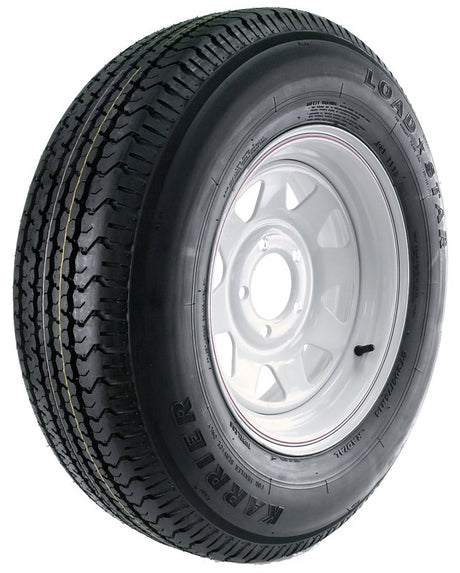 Kenda Karrier DM205R4C-5CI Tire and 5-Hole Wheel Assembly, 1760 lb Withstand, 4-1/2 in Dia Bolt Circle, 8.1 in W