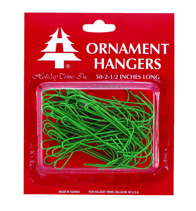 Holiday Trims 2-1/5 in. Ornament Hooks 50 pk, Pack of 72