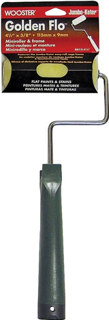 Wooster Jumbo-Koter Golden Flo RR115-4 1/2 Frame and Cover, 3/8 in Nap, Fabric Cover, Sher-Grip Handle