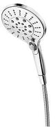 Moen Engage Series 26112EP Hand Shower, 1/2 in Connection, 1.75 gpm, 6-Spray Function, Plastic, Chrome, 60 in L Hose