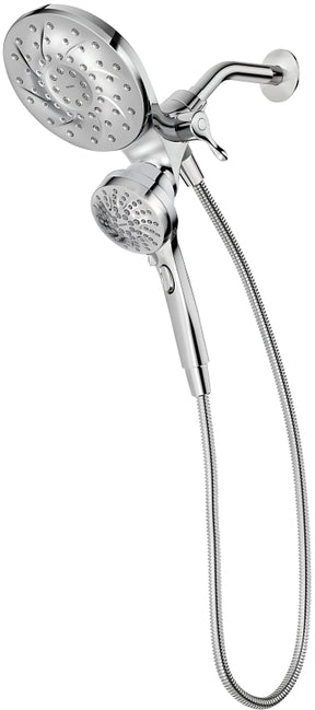 Moen Engage Series 26009SRN Hand Shower and Rain Shower Combo, Round, 1/2 in Connection, IPS, 2.5 gpm, 6 -Spray Function