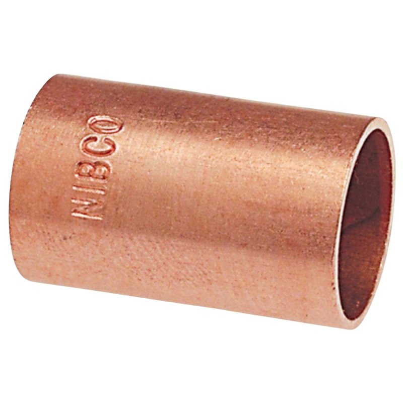 Nibco U601 Series W00985T Pipe Coupling without Stop, 1-1/4 in, Sweat, Copper, 439 psi Pressure