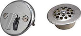 Plumb Pak PP826-65 Trim Kit, Chrome-Plated, For: 1-3/8 in and 1-1/2 in Bath Drains