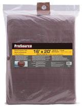 ProSource T1620BB90-BRN Tarpaulin, 20 ft L, 16 ft W, 5 mil Thick, Polyethylene, Brown