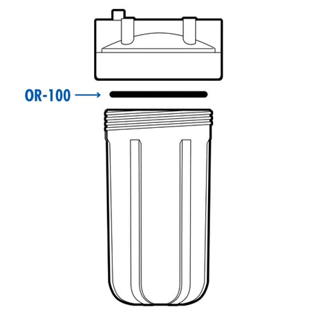 Culligan OR-100 Filter Housing O-ring, Buna-N, For: HD-950, HD-950A Water Filters