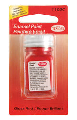 Testors Gloss Red Hobby Paint 0.25 oz, Pack of 6