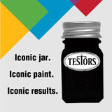Testors Gloss White Hobby Paint 0.25 oz, Pack of 6