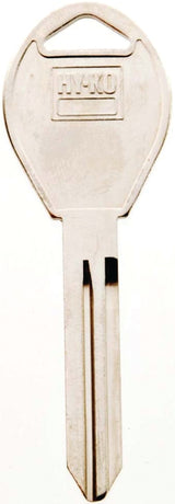 Hy-Ko 11010DA34 Automotive Key Blank, Brass, Nickel, For: Nissan Vehicle Locks, Pack of 10