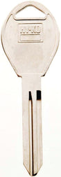 Hy-Ko 11010DA34 Automotive Key Blank, Brass, Nickel, For: Nissan Vehicle Locks, Pack of 10