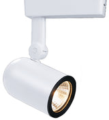 Halo LZR000405P Track Light, 0.45 A, 12 V, Aluminum, Black/White, Satin